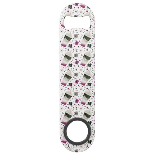 Aseksuele Pride Bottle Opener Speed Flessenopener (Voorkant)