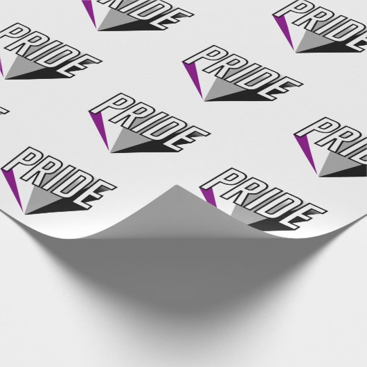 Aseksuele pride Burst Cadeaupapier (Hoek)