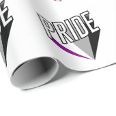 Aseksuele pride Burst Cadeaupapier (Rol Hoek)