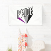 Aseksuele Pride Burst Spandoek (Insitu)