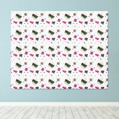 Aseksuele Pride Canvas afdrukken (Insitu (Houten vloer))