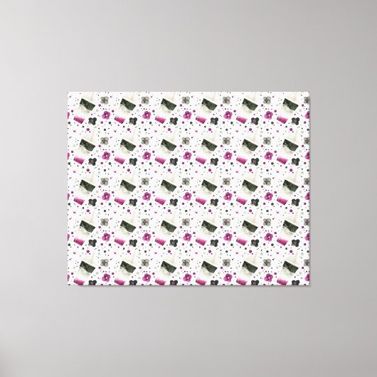 Aseksuele Pride Canvas afdrukken (Voorkant)