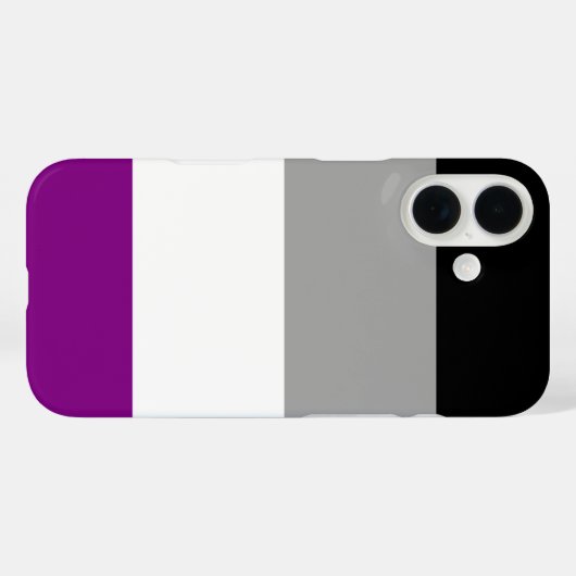 Aseksuele Pride Case-Mate iPhone Case (Achterkant (horizontaal))