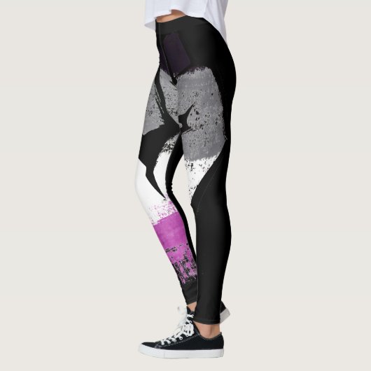 Aseksuele pride Fist Leggings (Links)