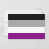 Aseksuele Pride Flag (Voorkant)