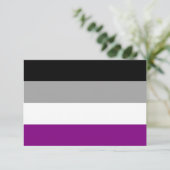 Aseksuele Pride Flag (Staand voorkant)
