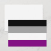 Aseksuele Pride Flag (Voorkant / Achterkant)