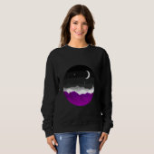 Aseksuele pride Flag Ace Demisexual Greysexual Ide Trui (Voorkant volledig)