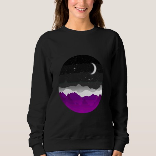 Aseksuele pride Flag Ace Demisexual Greysexual Ide Trui (Voorkant)