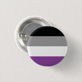 Aseksuele Pride Flag Button (Voorkant /achterkant)