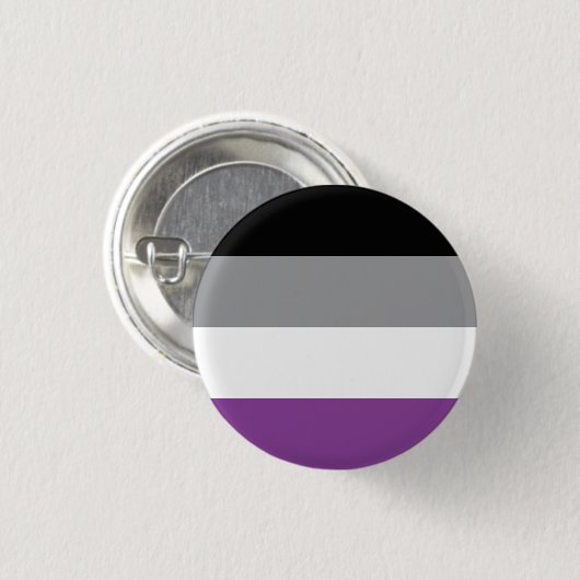 Aseksuele Pride Flag Button (Voorkant /achterkant)
