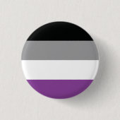 Aseksuele Pride Flag Button (Voorkant)