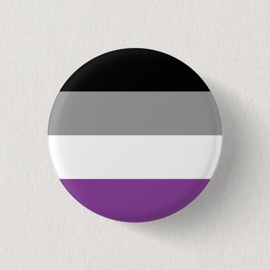 Aseksuele Pride Flag Button (Voorkant)