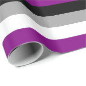 Aseksuele Pride Flag Cadeaupapier (Rol Hoek)