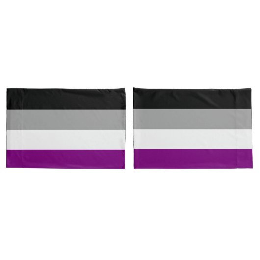 Aseksuele Pride Flag Kussensloop (Achterkant-Set)