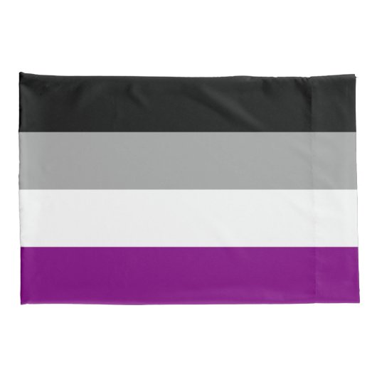 Aseksuele Pride Flag Kussensloop (Achterkant-Rechts)