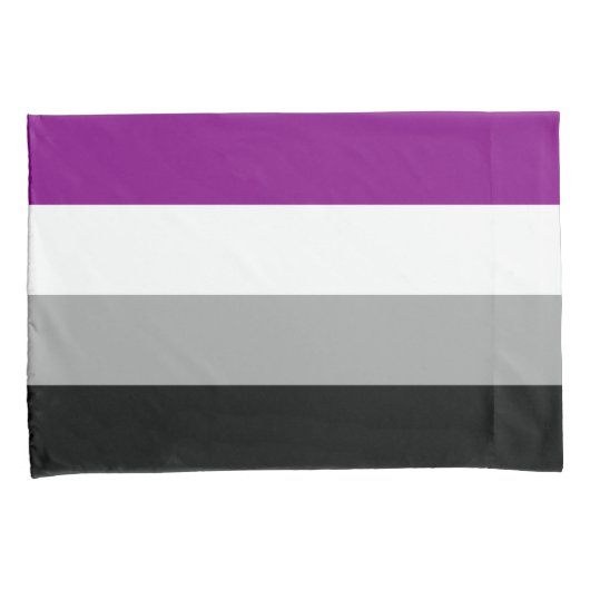 Aseksuele Pride Flag Kussensloop (Voorkant-Rechts)