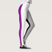 Aseksuele Pride Flag Leggings (Rechts)