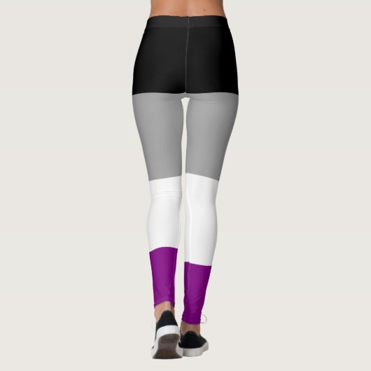Aseksuele Pride Flag Leggings (Achterkant)