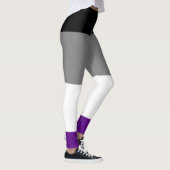 Aseksuele Pride Flag Leggings (Rechts)