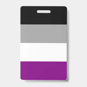 Aseksuele pride Flag LGBTQ Badge