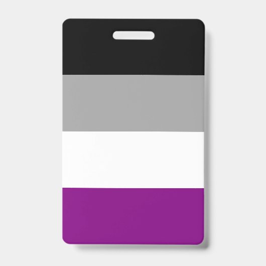 Aseksuele pride Flag LGBTQ Badge (Voorzijde)