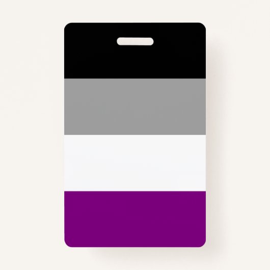 Aseksuele pride Flag LGBTQ Badge (Voorkant)