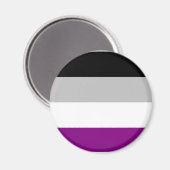 Aseksuele Pride Flag Magneet (Voorkant / Achterkant)
