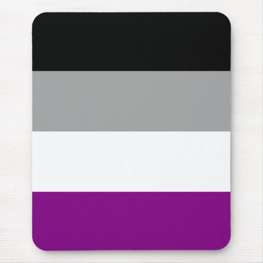 Aseksuele Pride Flag Muismat (Voorkant)