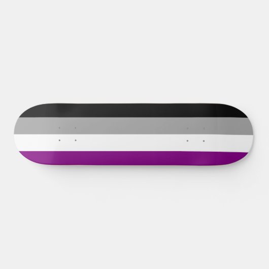 Aseksuele Pride Flag Persoonlijk Skateboard (Horizontaal)