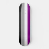 Aseksuele Pride Flag Persoonlijk Skateboard (Voorkant)