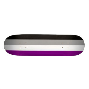 Aseksuele Pride Flag Persoonlijk Skateboard