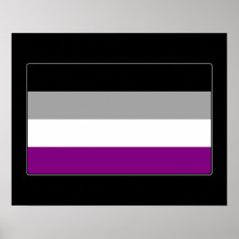Aseksuele Pride Flag Poster