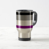 Aseksuele Pride Flag Reisbeker (Voorkant rechts)