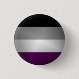 Aseksuele Pride Flag Ronde Button 3,2 Cm