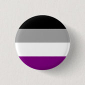 Aseksuele Pride Flag Ronde Button 3,2 Cm (Voorkant)