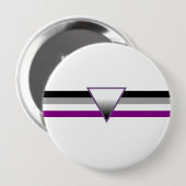 Aseksuele Pride Flag Ronde Button 4,0 Cm (Voorkant /achterkant)