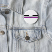 Aseksuele Pride Flag Ronde Button 5,7 Cm (In situ)