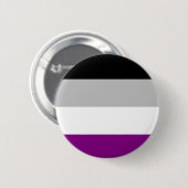 Aseksuele Pride Flag Ronde Button 5,7 Cm (Voorkant /achterkant)
