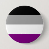 Aseksuele Pride Flag Ronde Button 7,6 Cm (Voorkant)