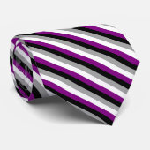 Aseksuele Pride Flag Stropdas (Opgerold)