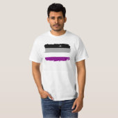 Aseksuele Pride Flag T-shirt (Voorkant volledig)