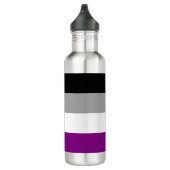 Aseksuele Pride Flag Waterfles (Rechts)