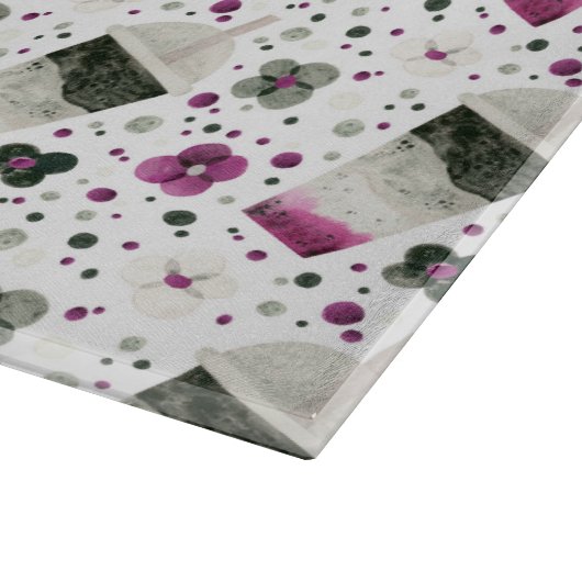 Aseksuele pride Glass Cutting Board Snijplank (Hoek)