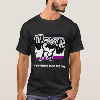 Aseksuele Pride Gymshirt — Vuist Hanteer 2026 T-sh T-shirt