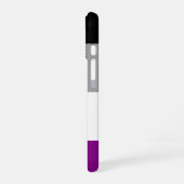 Aseksuele Pride iPhone 16 Hoesje (Linkerkant)