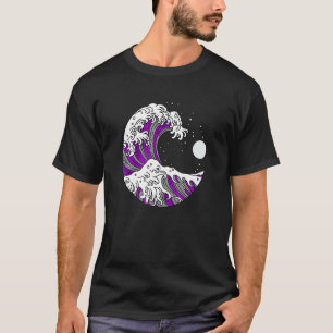 Aseksuele pride Japanse golf Lgbetq Ace vlag Lgbt T-shirt