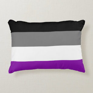 Aseksuele Pride, LGBTQ Pride, Striped Print Accent Kussen