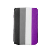 Aseksuele Pride, LGBTQ Pride, Striped Print Badmat (Voorkant Verticaal)