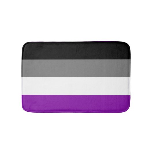 Aseksuele Pride, LGBTQ Pride, Striped Print Badmat (Voorkant)
